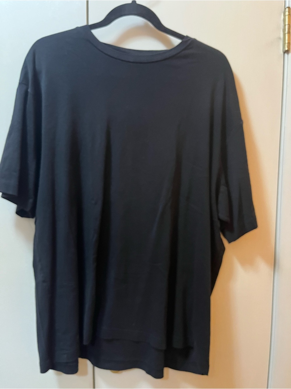 Tasso Elba Black Short Sleeve Crew Neck Tee